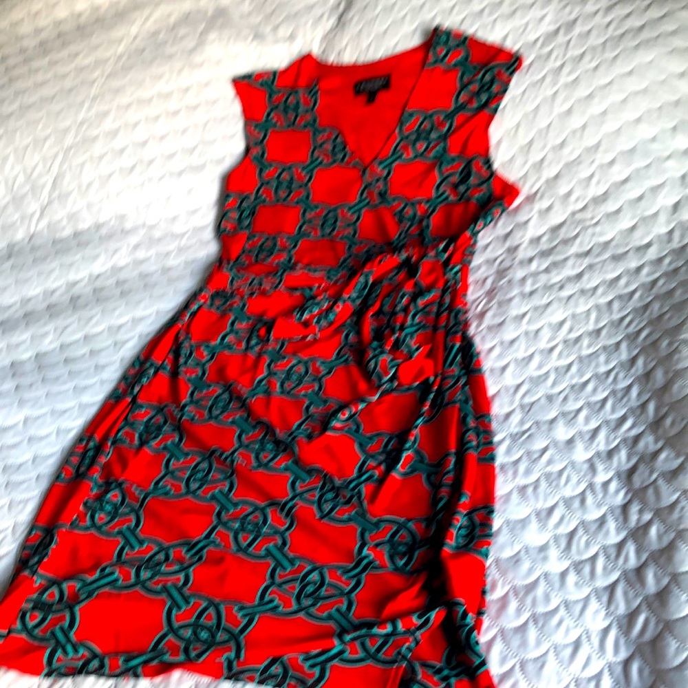 Gorgeous Laundry Size 12 faux wrap dress!